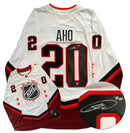 Sebastian Aho Autographed 2022 NHL All Star Game White Fanatics Replica Jersey CoJo Sport Collectables Inc.