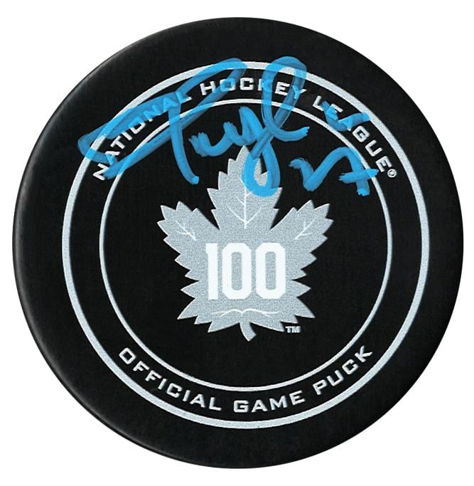 Shayne Corson Autographed Toronto Maple Leafs Centennial Season Official Puck CoJo Sport Collectables Inc.