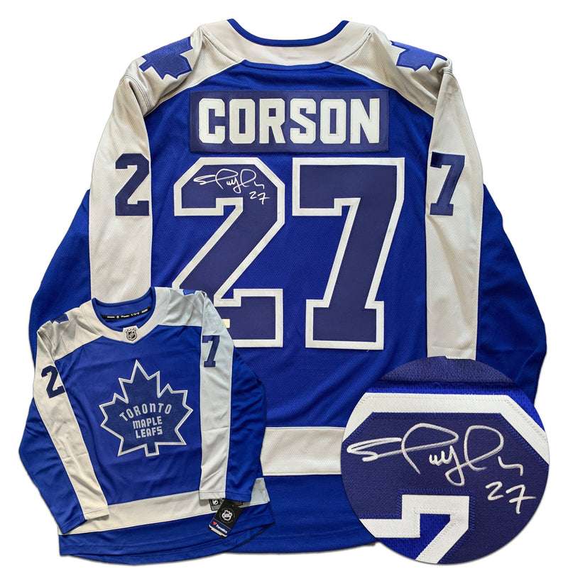 Shayne Corson Toronto Maple Leafs Autographed Fanatics Reverse Retro Replica Jersey CoJo Sport Collectables Inc.