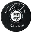 Simon Gagne Autographed Los Angeles Kings 2012 Cup Puck CoJo Sport Collectables Inc.