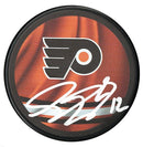 Simon Gagne Autographed Philadelphia Flyers Reverse Retro Puck CoJo Sport Collectables Inc.