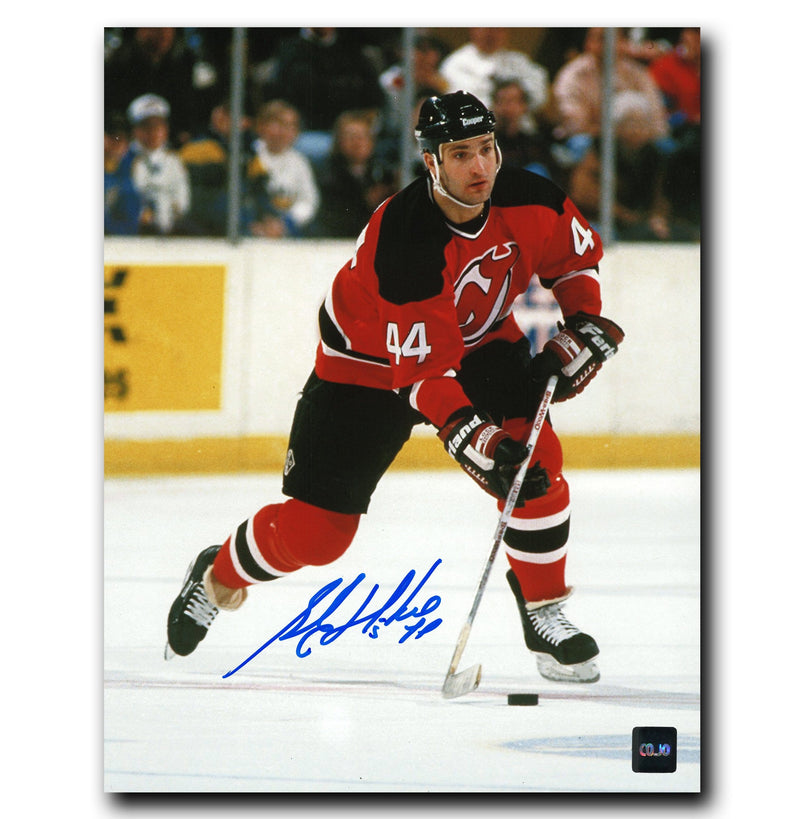 Stephane Richer New Jersey Devils Autographed 8x10 Photo CoJo Sport Collectables