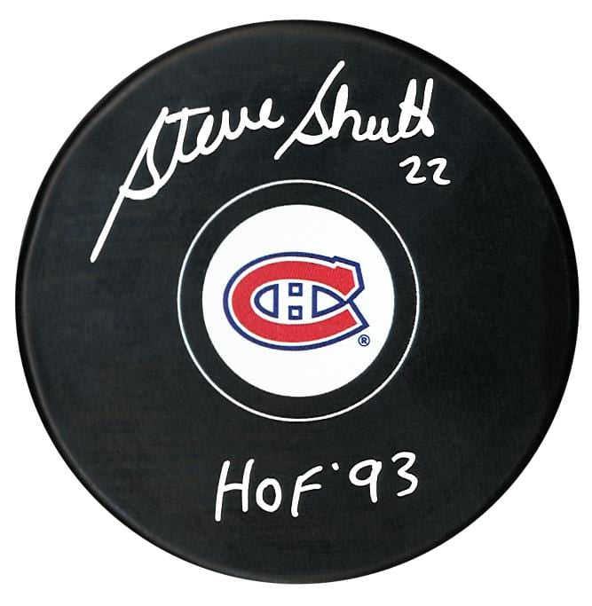 Steve Shutt Autographed Montreal Canadiens HOF Puck CoJo Sport Collectables Inc.