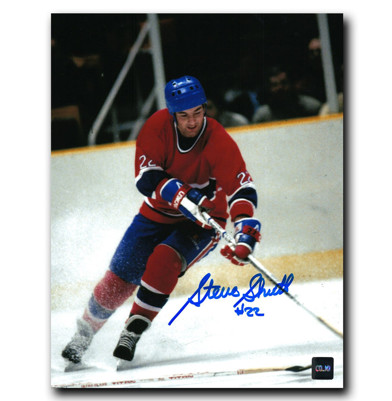 Steve Shutt Montreal Canadiens Autographed Action 8x10 Photo CoJo Sport Collectables