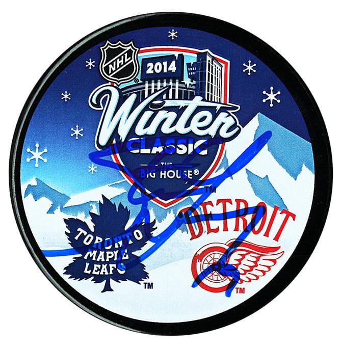 Steve Yzerman Detroit Red Wings Autographed 2014 Winter Classic Puck CoJo Sport Collectables Inc.