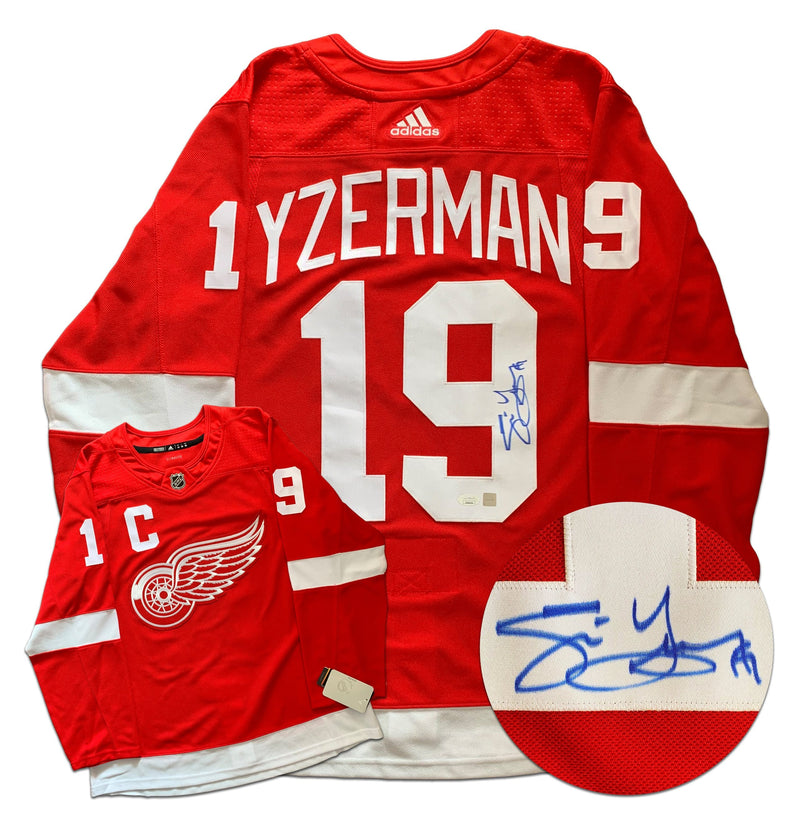 Steve Yzerman Detroit Red Wings Autographed Adidas Pro Jersey CoJo Sport Collectables Inc.