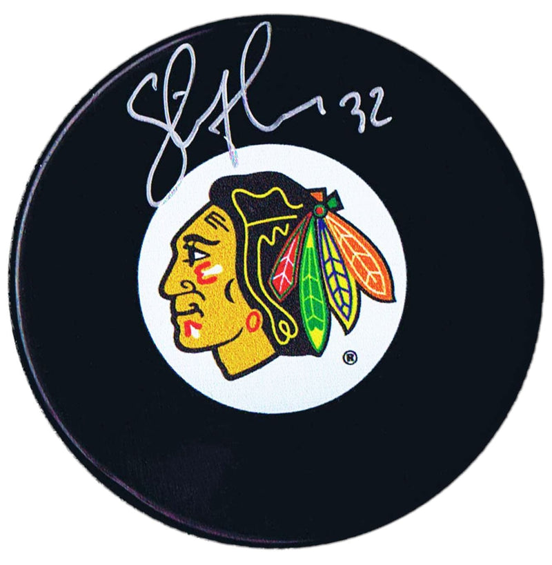 Steve Thomas Autographed Chicago Blackhawks Puck CoJo Sport Collectables