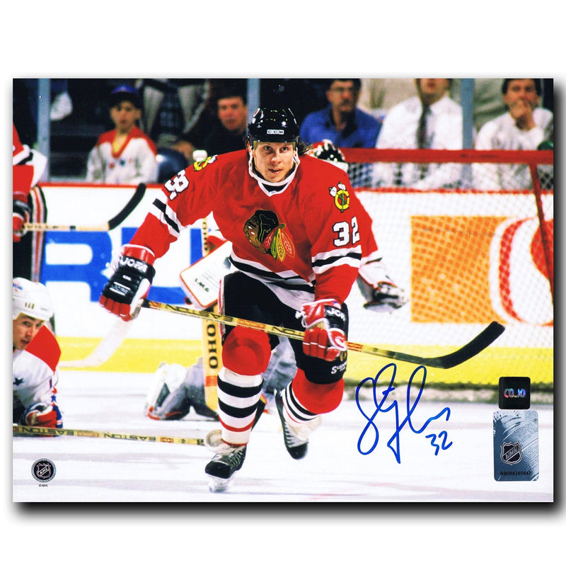 Steve Thomas Chicago Blackhawks Autographed 8x10 Photo CoJo Sport Collectables