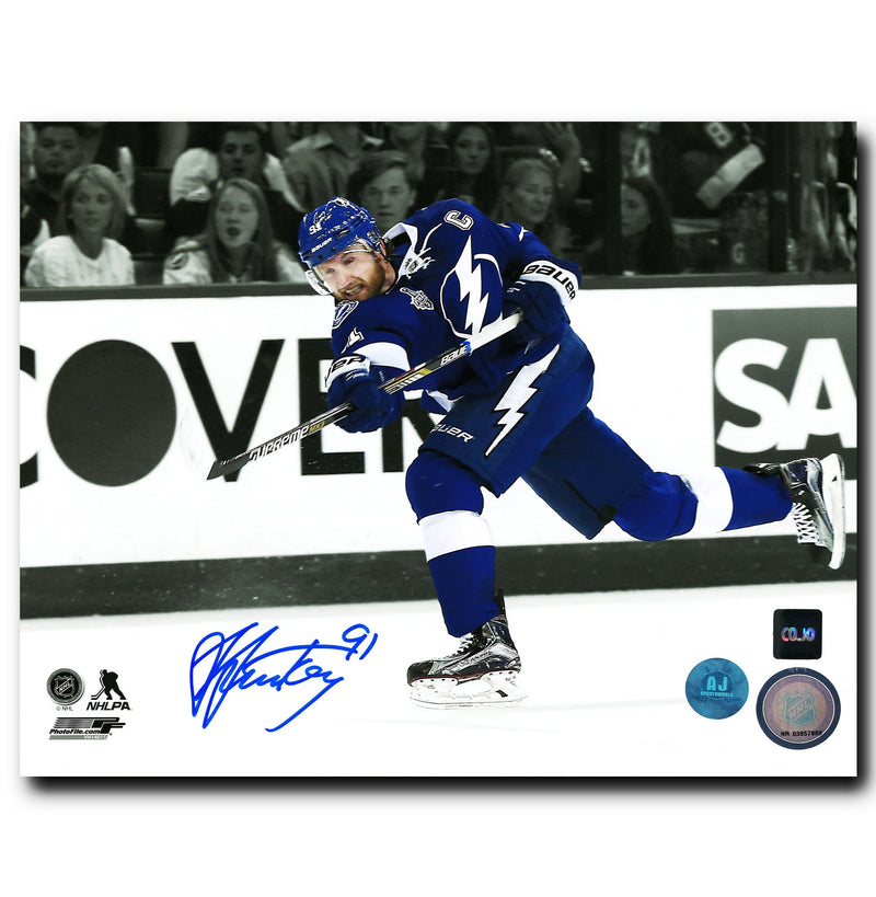 Steven Stamkos Tampa Bay Lightning Autographed Spotlight 8x10 Photo CoJo Sport Collectables Inc.