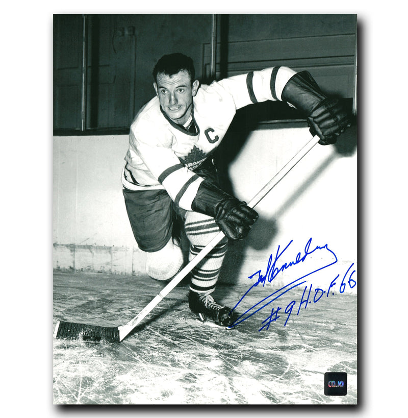 Ted Kennedy Toronto Maple Leafs Autographed Skating HOF 8x10 Photo CoJo Sport Collectables