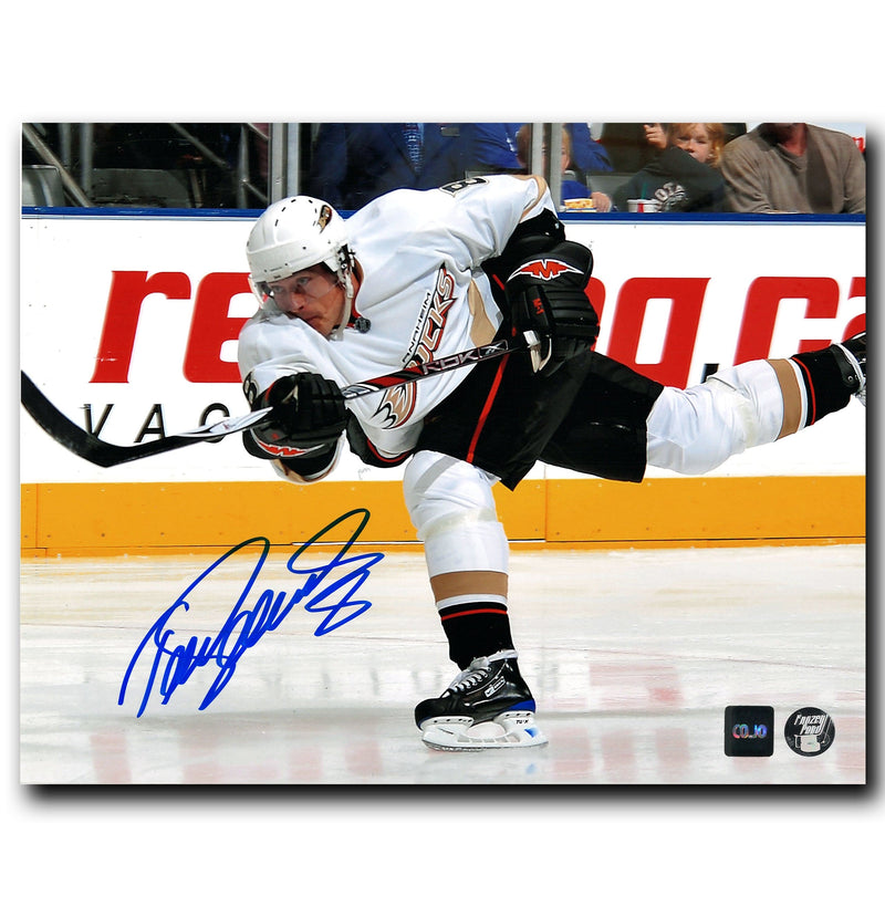 Teemu Selanne Anaheim Ducks Autographed Slapshot 8x10 Photo CoJo Sport Collectables Inc.