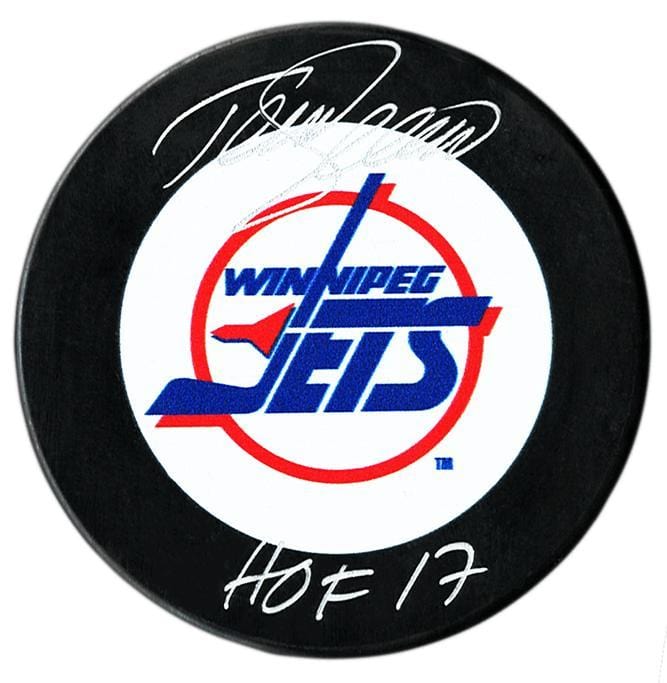Teemu Selanne Autographed Winnipeg Jets HOF Puck CoJo Sport Collectables Inc.