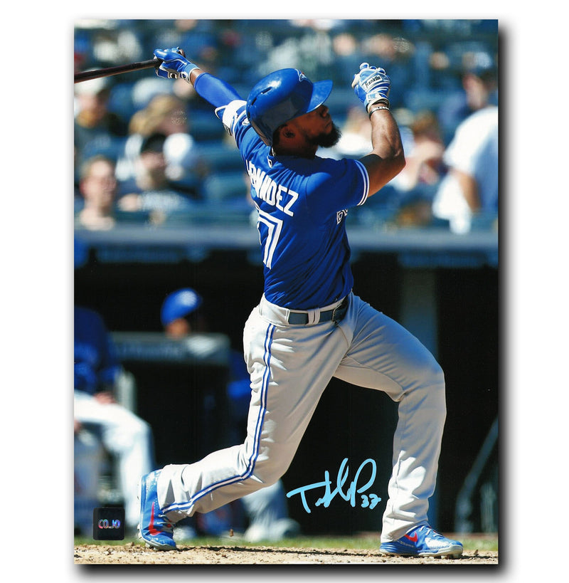 Teoscar Hernandez Toronto Blue Jays Autographed Batting 8x10 Photo CoJo Sport Collectables