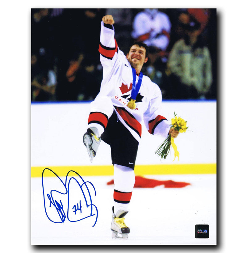 Theo Fleury Team Canada Autographed 8x10 Photo CoJo Sport Collectables