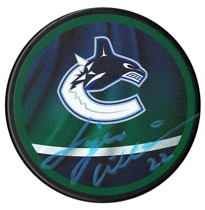 Tiger Williams Autographed Vancouver Canucks Reverse Retro Puck CoJo Sport Collectables Inc.
