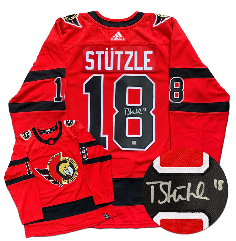 Tim Stutzle Ottawa Senators Autographed Adidas Reverse Retro