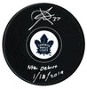 Timothy Liljegren Autographed Toronto Maple Leafs Debut Inscribed Puck CoJo Sport Collectables Inc.