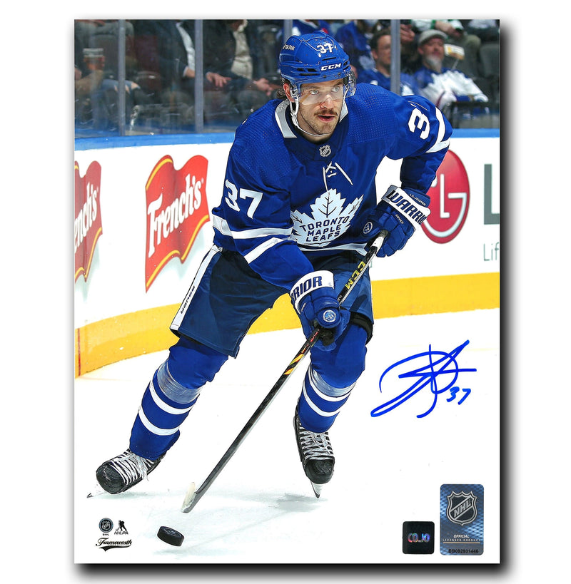 Timothy Liljegren Toronto Maple Leafs Autographed Action 8x10 Photo CoJo Sport Collectables Inc.