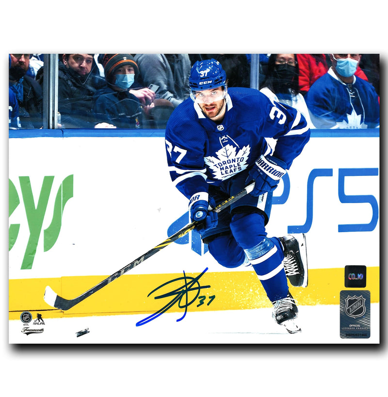 Timothy Liljegren Toronto Maple Leafs Autographed Skating 8x10 Photo CoJo Sport Collectables Inc.