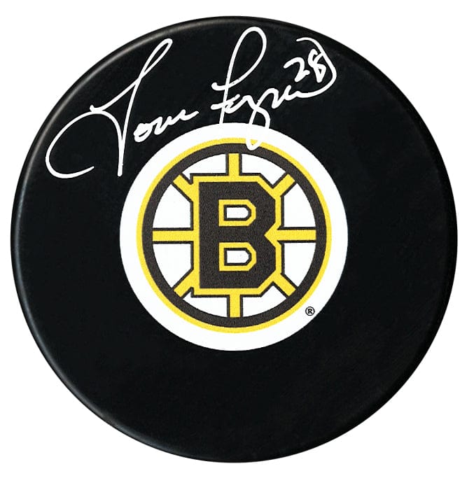 Tom Fergus Autographed Boston Bruins Puck CoJo Sport Collectables Inc.