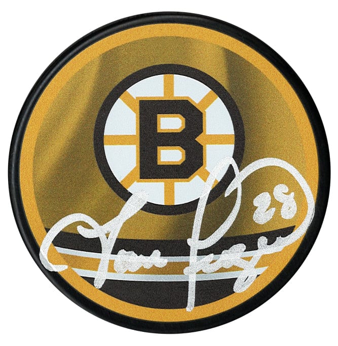 Tom Fergus Autographed Boston Bruins Reverse Retro Puck CoJo Sport Collectables Inc.
