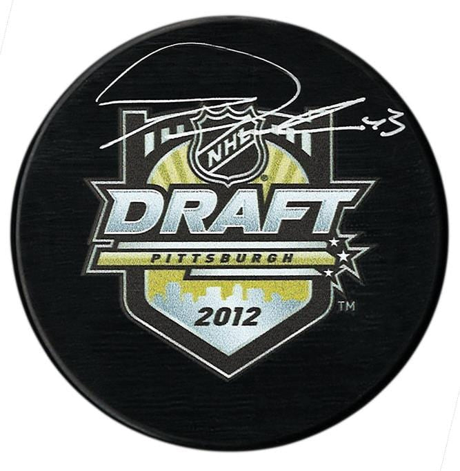 Tom Wilson Washington Capitals Autographed 2012 NHL Draft Puck CoJo Sport Collectables Inc.