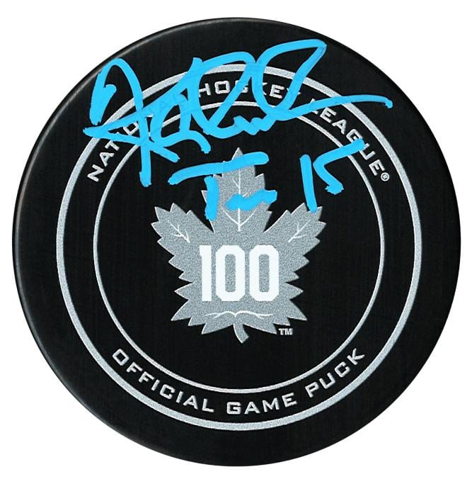 Tomas Kaberle Autographed Toronto Maple Leafs Centennial Season Official Puck CoJo Sport Collectables Inc.