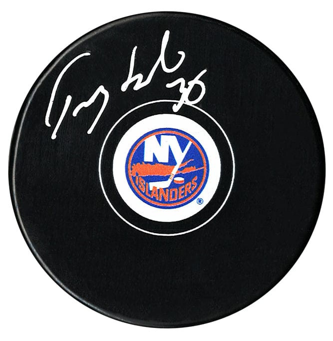 Tommy Salo Autographed New York Islanders Puck CoJo Sport Collectables Inc.