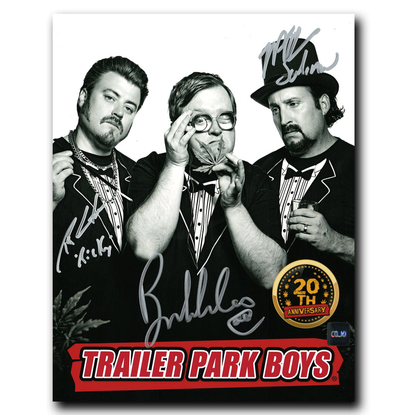Trailer Park Boys Triple Autographed 8x10 Photo (Vertical) CoJo Sport Collectables Inc.