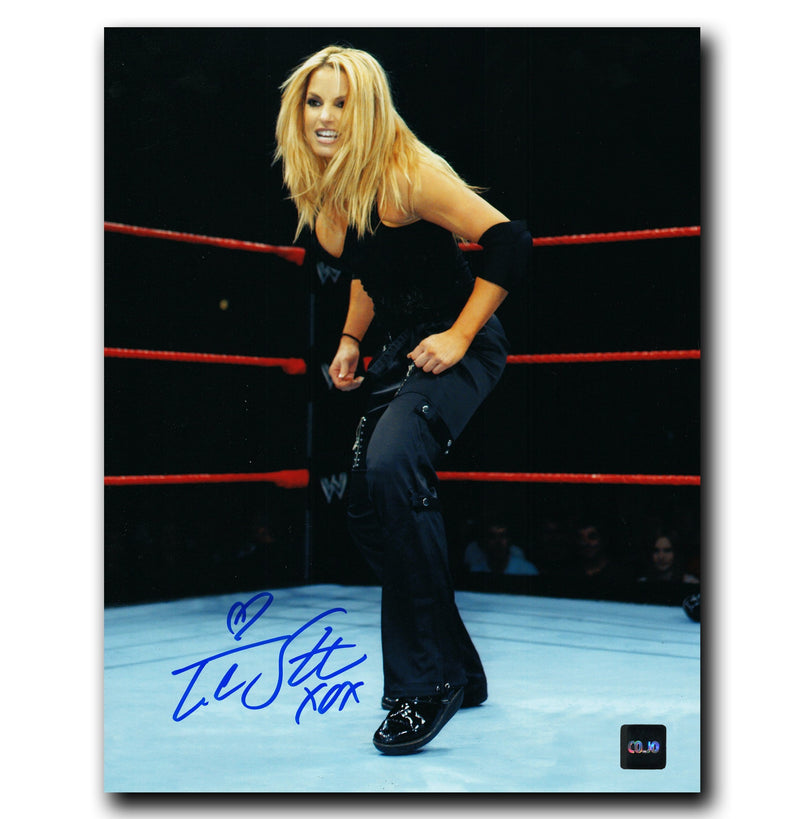 Trish Stratus WWE Autographed Ring 8x10 Photo CoJo Sport Collectables Inc.