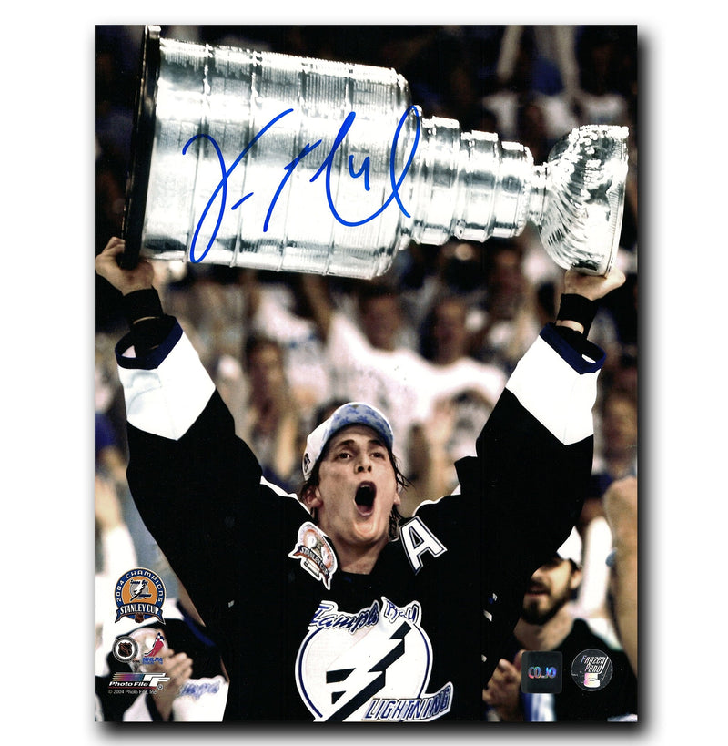 Vincent Lecavalier Tampa Bay Lightning Autographed Stanley Cup 8x10 Photo CoJo Sport Collectables