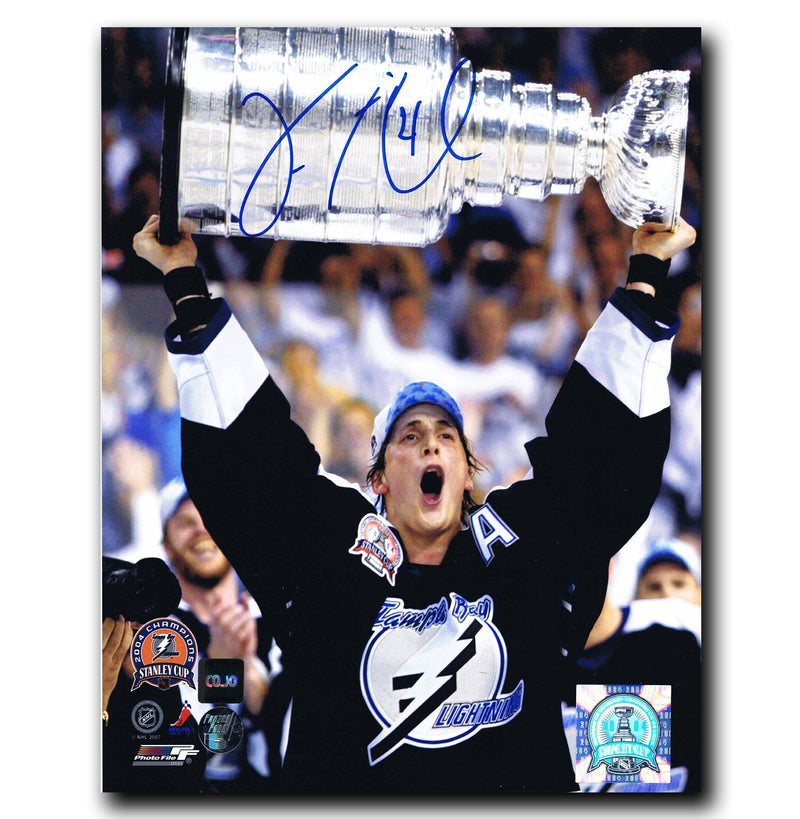 Vincent Lecavalier Tampa Bay Lightning Autographed 8x10 Stanley Cup Photo CoJo Sport Collectables