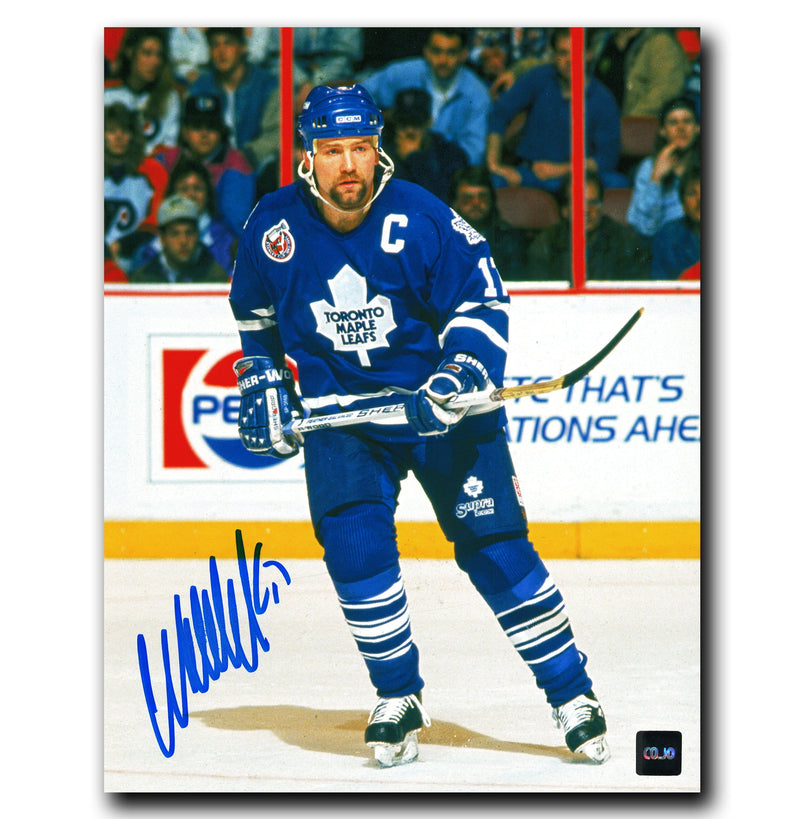 Wendel Clark Toronto Maple Leafs Autographed Spotlight 8x10 Photo CoJo Sport Collectables Inc.