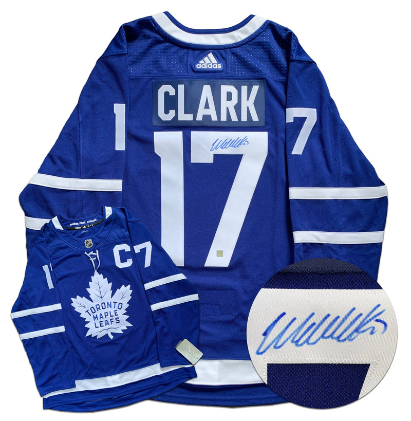 Wendel Clark Toronto Maple Leafs Autographed Adidas Pro Jersey CoJo Sport Collectables Inc.