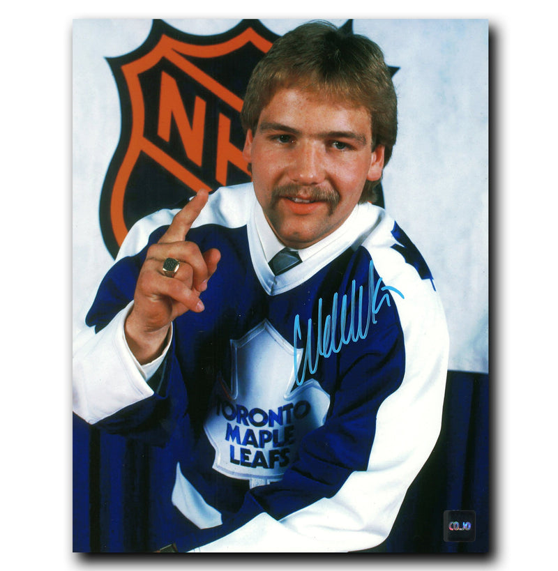 Wendel Clark Toronto Maple Leafs Autographed Draft 8x10 Photo CoJo Sport Collectables