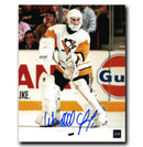 Wendell Young Pittsburgh Penguins Autographed Playing Puck 8x10 Photo CoJo Sport Collectables Inc.