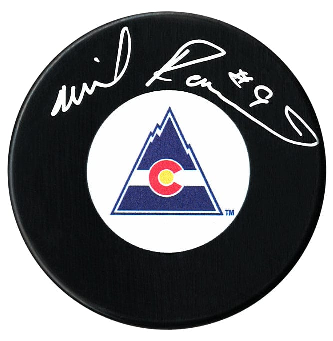 Wilf Paiement Autographed Colorado Rockies Puck CoJo Sport Collectables Inc.