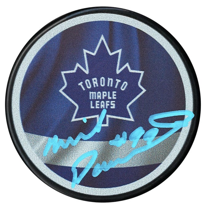 Wilf Paiement Autographed Toronto Maple Leafs Reverse Retro Puck CoJo Sport Collectables Inc.