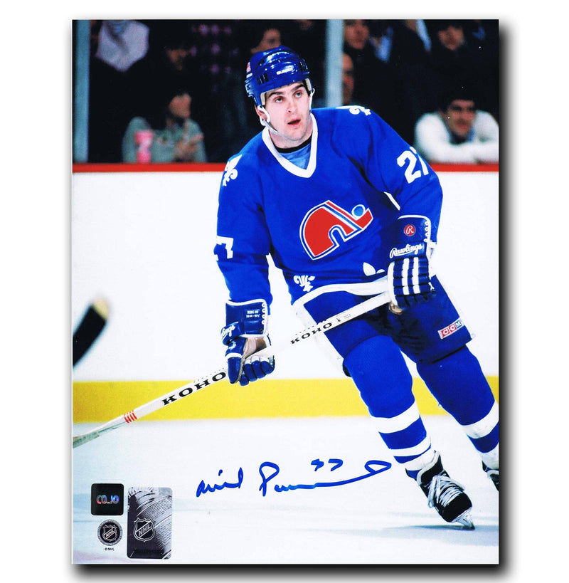 Wilf Paiement Quebec Nordiques Autographed 8x10 Photos CoJo Sport Collectables Inc.