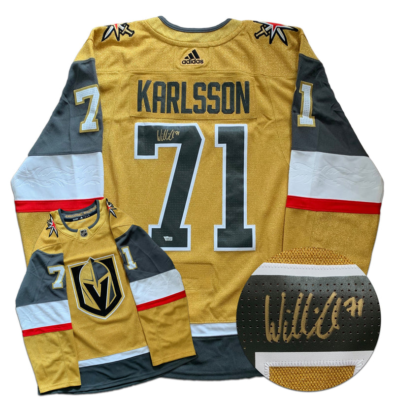 William Karlsson Vegas Golden Knights Autographed Adidas Gold Alternate Pro Jersey CoJo Sport Collectables Inc.