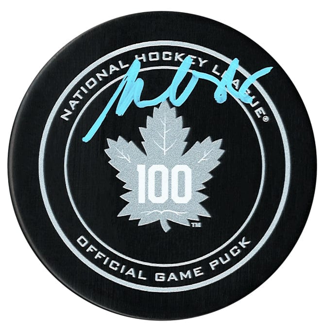 William Nylander Autographed Toronto Maple Leafs Centennial Season Official Puck CoJo Sport Collectables Inc.