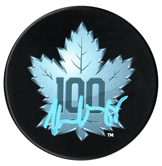 William Nylander Autographed Toronto Maple Leafs Centennial Season Puck CoJo Sport Collectables Inc.