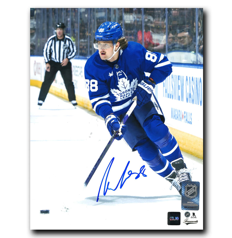 William Nylander Toronto Maple Leafs Autographed Action 8x10 Photo CoJo Sport Collectables Inc.
