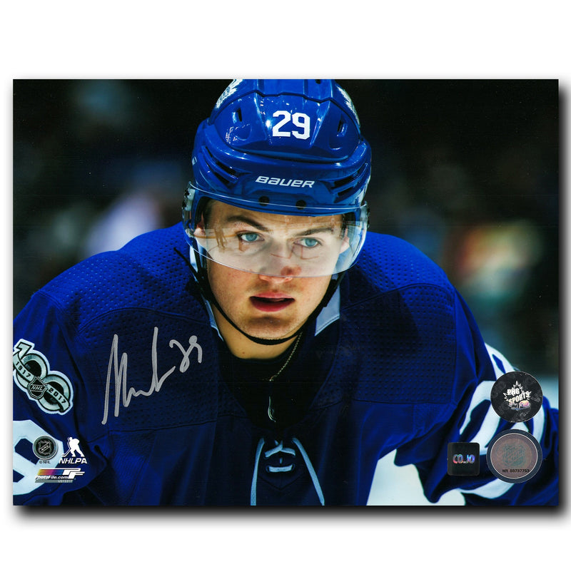 William Nylander Toronto Maple Leafs Autographed Close-Up 8x10 Photo CoJo Sport Collectables Inc.
