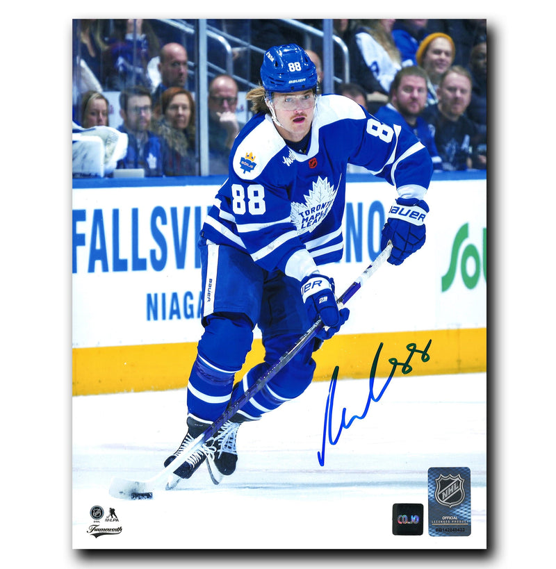 William Nylander Toronto Maple Leafs Autographed Reverse Retro Action 8x10 Photo CoJo Sport Collectables Inc.