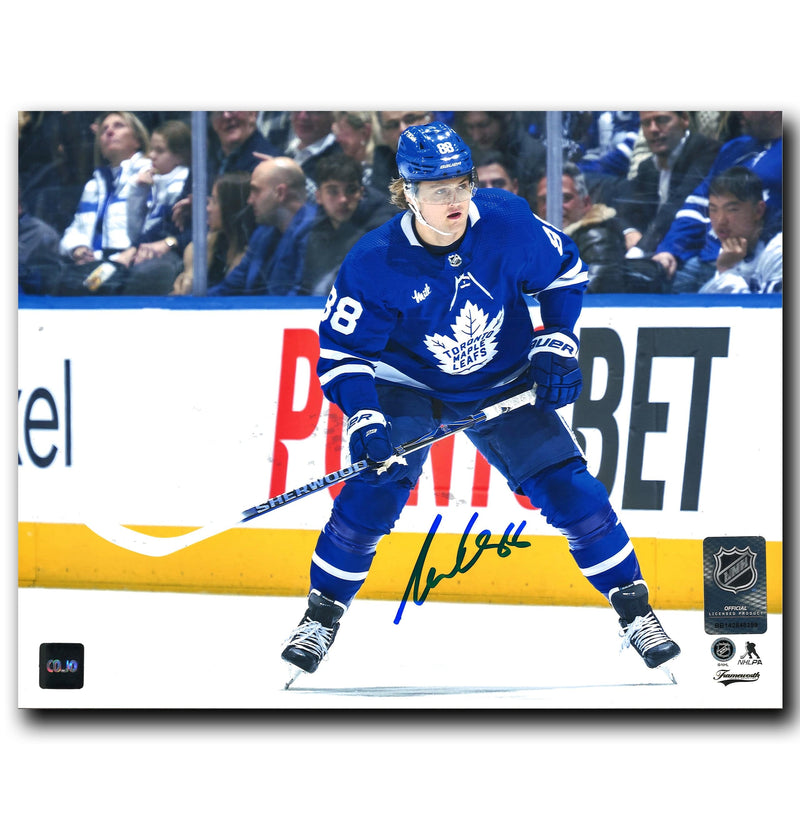 William Nylander Toronto Maple Leafs Autographed Skating 8x10 Photo CoJo Sport Collectables Inc.