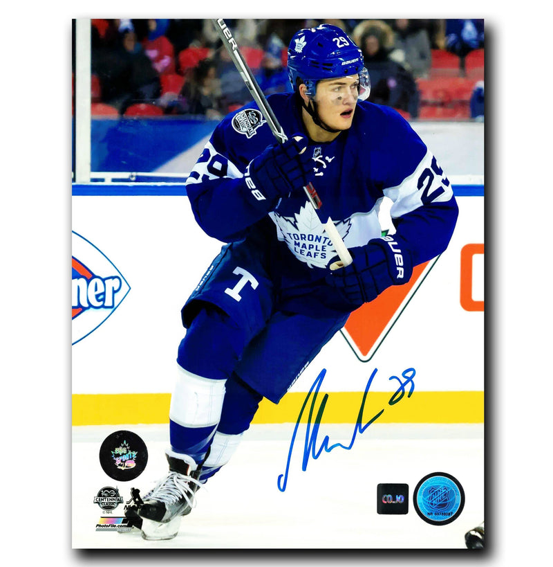 William Nylander Toronto Maple Leafs Autographed Centennial Classic 8x10 Photo CoJo Sport Collectables Inc.