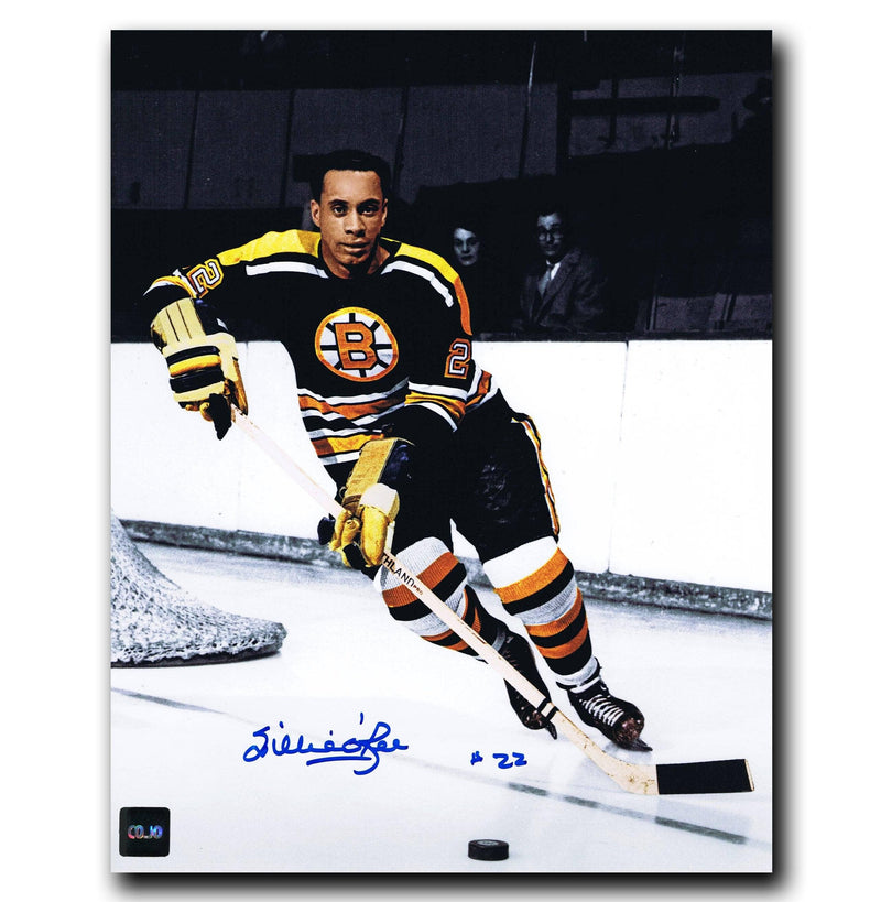 Willie O'Ree Boston Bruins Autographed 8x10 Photo CoJo Sport Collectables Inc.